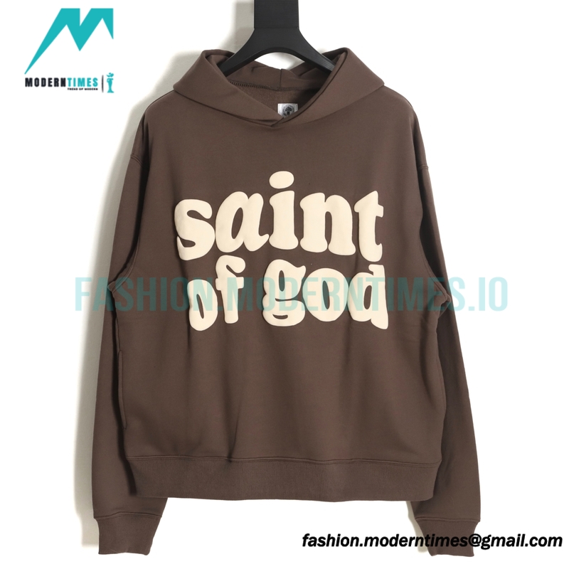 Saint - Fear of God Co-branded Foam Letter Print Hoodie