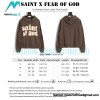 Saint - Fear of God Co-branded Foam Letter Print Hoodie