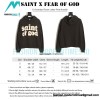 Saint - Fear of God Co-branded Foam Letter Print Hoodie
