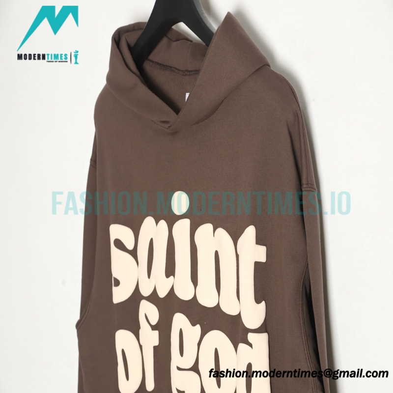 Saint - Fear of God Co-branded Foam Letter Print Hoodie