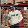 RRR123 - Fear Of God Co-branded Black Crew Neck Hoodie