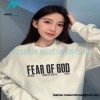 RRR123 - Fear Of God Co-branded Black Crew Neck Hoodie