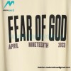 RRR123 - Fear Of God Co-branded Black Crew Neck Hoodie