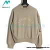 Fear of God - Essential Curved Fleece Printed Crewneck Hoodie