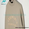 Fear of God - Essential Curved Fleece Printed Crewneck Hoodie