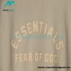 Fear of God - Essential Curved Fleece Printed Crewneck Hoodie