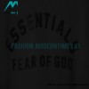 Fear of God - Essential Curved Fleece Printed Crewneck Hoodie