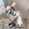 Fear Of God - Flocked ABC letter hoodie