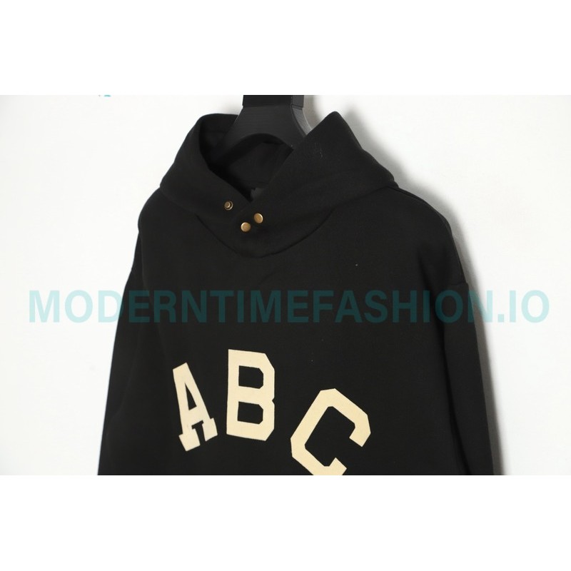 Fear Of God - Flocked ABC letter hoodie