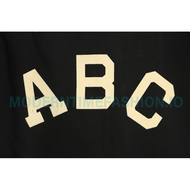 Fear Of God - Flocked ABC letter hoodie