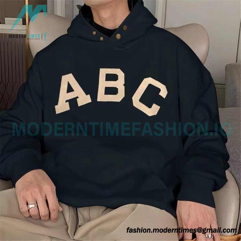 Fear Of God - Flocked ABC letter hoodie