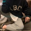Fear Of God - Flocked ABC letter hoodie