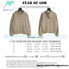 Fear of God - Essential Curved Front Beautiful Fleece Hoodie 