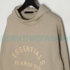 Fear of God - Essential Curved Front Beautiful Fleece Hoodie 