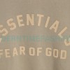 Fear of God - Essential Curved Front Beautiful Fleece Hoodie 