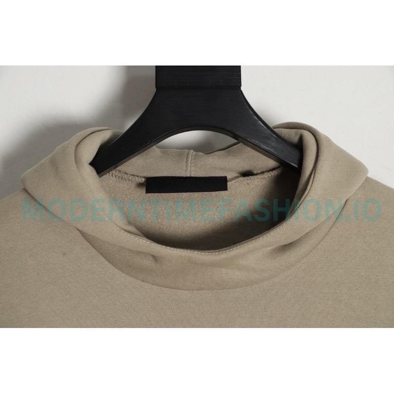 Fear of God - Essential Curved Front Beautiful Fleece Hoodie 