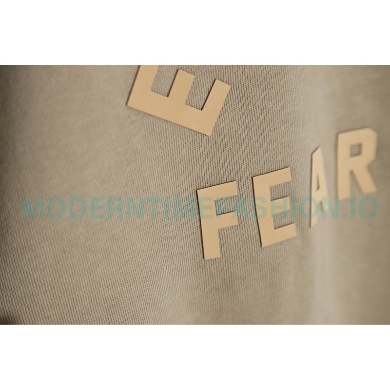 Fear of God - Essential Curved Front Beautiful Fleece Hoodie 