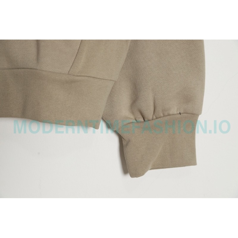 Fear of God - Essential Curved Front Beautiful Fleece Hoodie 