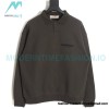 Fear Of God - Essential Double-row Flocked Polo Collar Hoodie