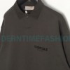 Fear Of God - Essential Double-row Flocked Polo Collar Hoodie