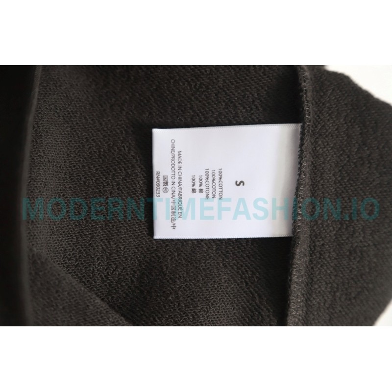 Fear Of God - Essential Double-row Flocked Polo Collar Hoodie