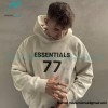 Fear Of God - Flocked 77 Print Hoodie 