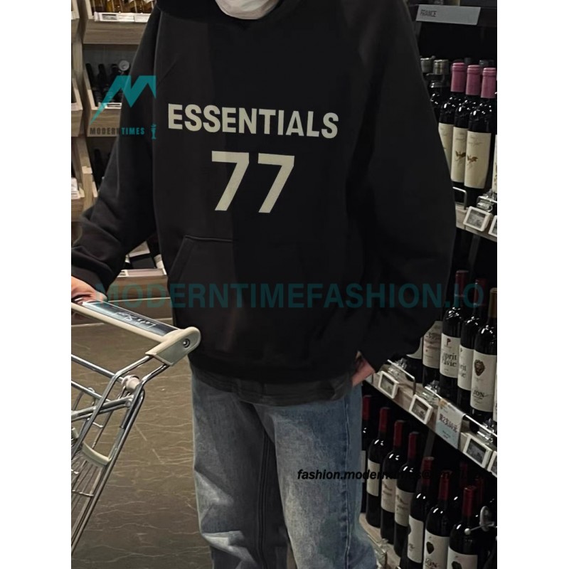 Fear Of God - Flocked 77 Print Hoodie 