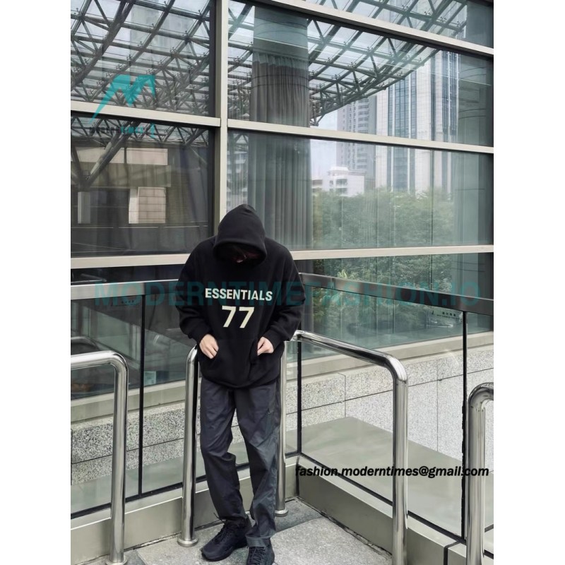 Fear Of God - Flocked 77 Print Hoodie 