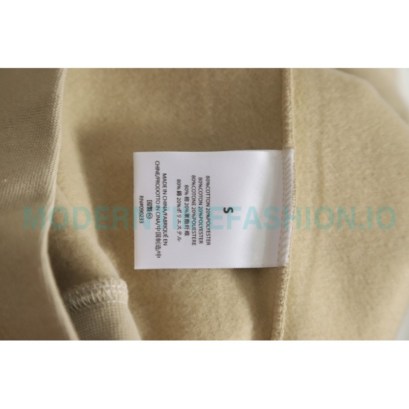 Fear Of God - Flocked 77 Print Crewneck Hoodie 