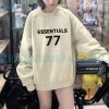 Fear Of God - Flocked 77 Print Crewneck Hoodie 