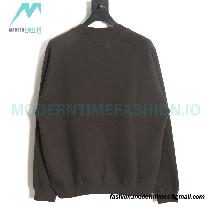 Fear Of God - Flocked 77 Print Crewneck Hoodie 