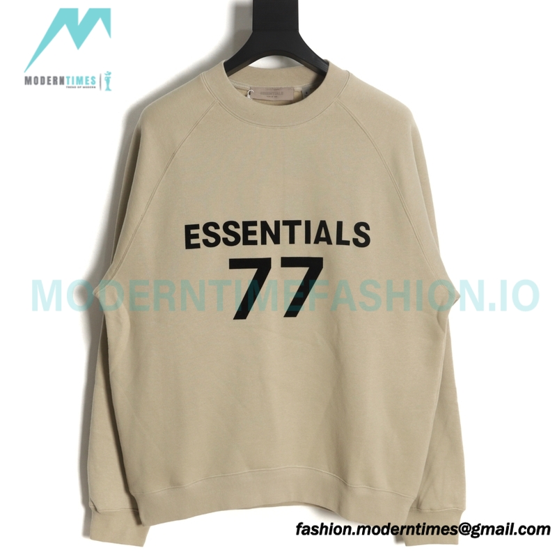 Fear Of God - Flocked 77 Print Crewneck Hoodie 