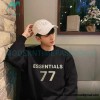 Fear Of God - Flocked 77 Print Crewneck Hoodie 