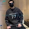 Fear Of God - Flocked 77 Print Crewneck Hoodie 
