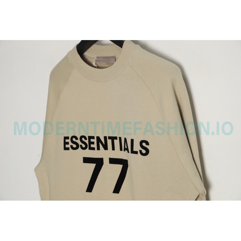 Fear Of God - Flocked 77 Print Crewneck Hoodie 