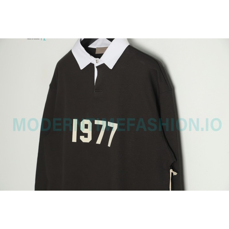 Fear Of God - 1977 Flocked Polo Collar Hoodie
