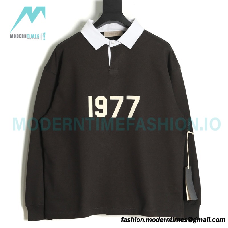 Fear Of God - 1977 Flocked Polo Collar Hoodie