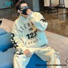 RRR123 x Fear OF God Co-branded Foam Letter Hoodie