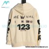 RRR123 x Fear OF God Co-branded Foam Letter Hoodie