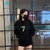 Fear Of God - Flocked 7-letter Crew-neck Hoodie