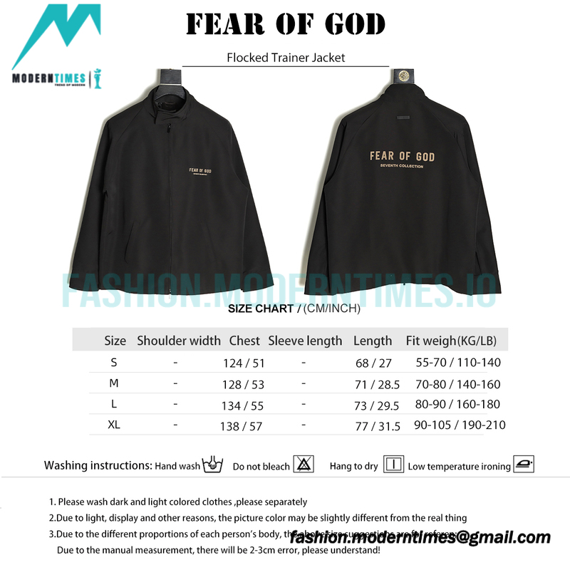 Fear Of God - Flocked Trainer Jacket