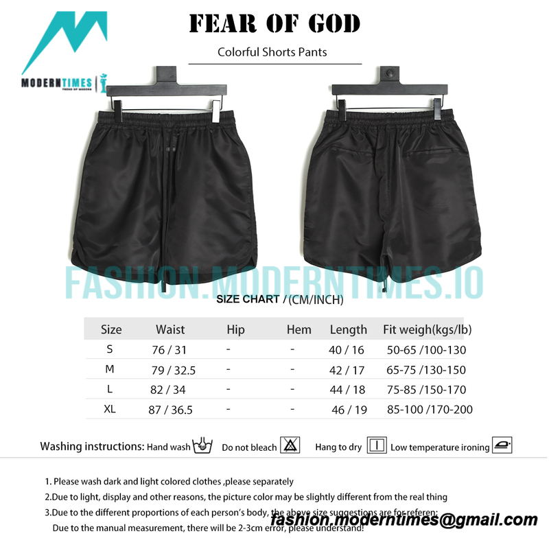 Fear Of God - Colorful Shorts Pants