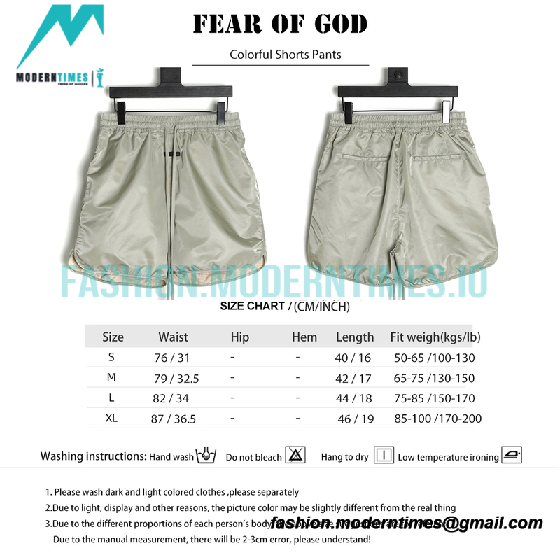 Fear Of God - Colorful Shorts Pants