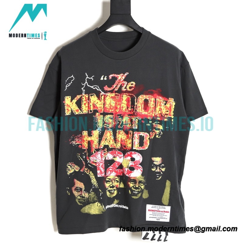 RRR123 - Fear Of God Co-branded King Lightning Short-sleeved T-shirt