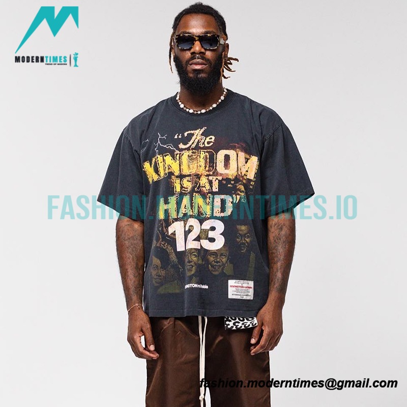 RRR123 - Fear Of God Co-branded King Lightning Short-sleeved T-shirt