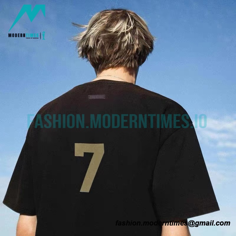 Fear Of God Fenced letter No.7 short-sleeved T-shirt