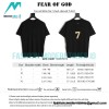 Fear Of God Fenced letter No.7 short-sleeved T-shirt