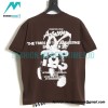 RRR123 - Fear Of God Short Sleeve T-shirt In Grey And Red Letter In Cement