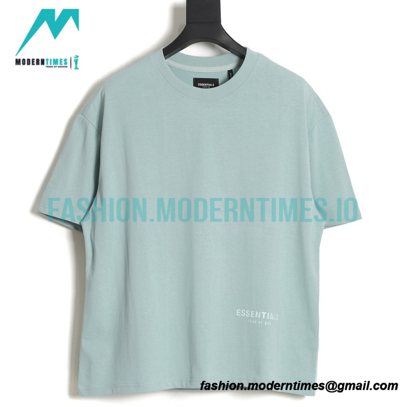 Fear Of God - Short Sleeve T-shirt With Reflective Letter Print On The Back