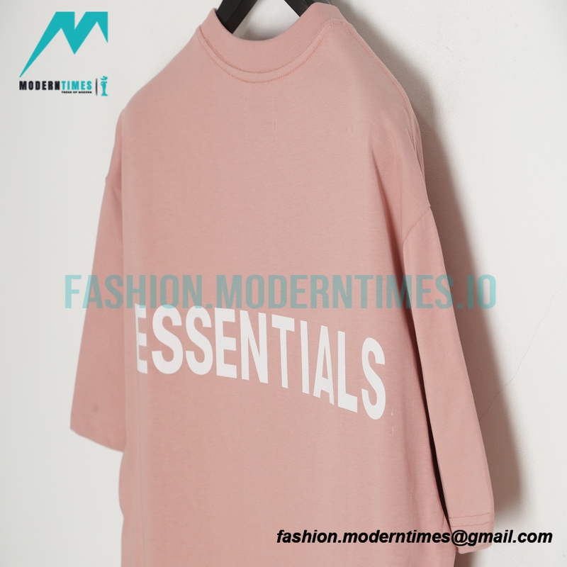 Fear Of God - Short Sleeve T-shirt With Reflective Letter Print On The Back